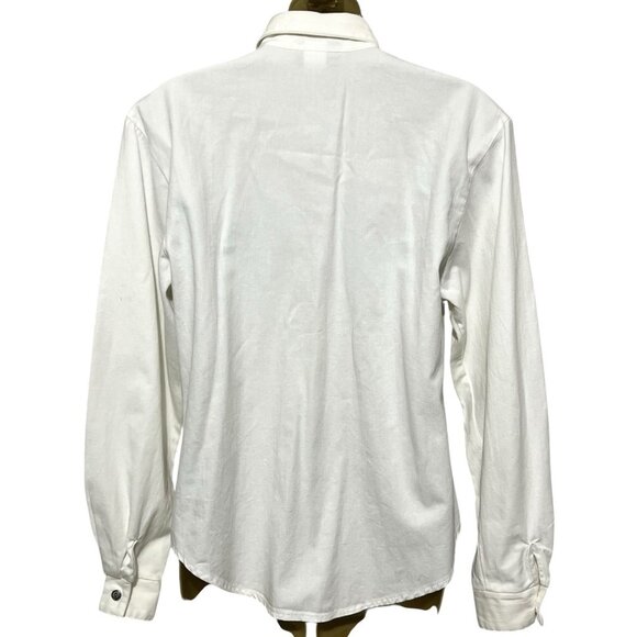 Roughrider Circle T Western Shirt Top Size S Line Dancing Vest M Vtg Made USA - Picture 8 of 14